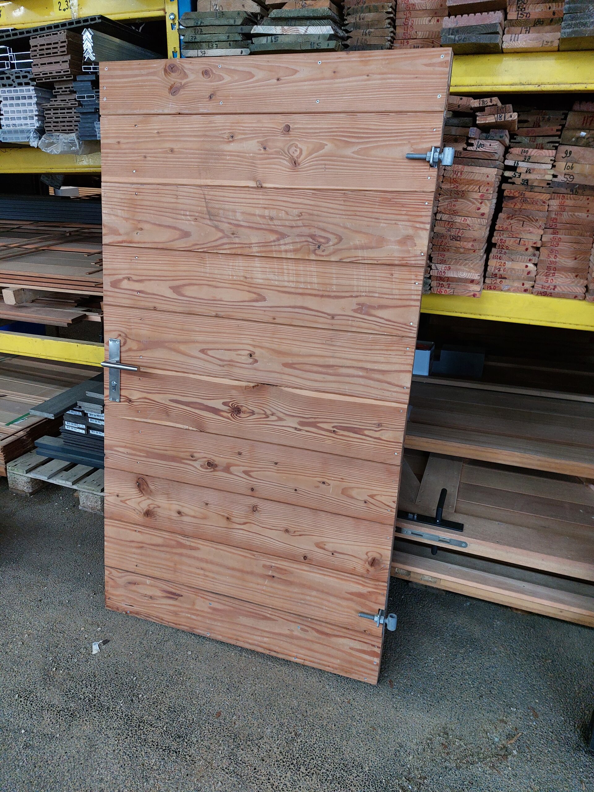 Tuindeur Dakbeschot profiel 100 t/m 150cm, hoogte 200cm  "Horizontaal of verticaal"