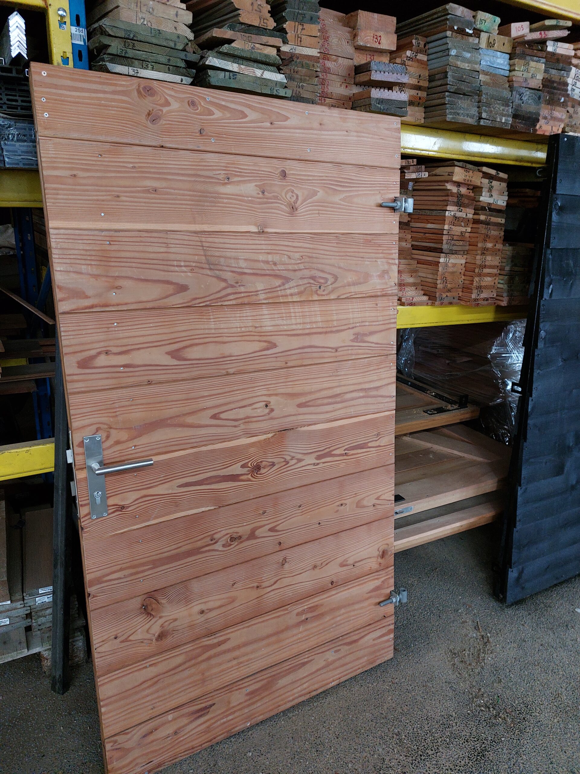 Tuindeur Dakbeschot profiel 100 t/m 150cm, hoogte 200cm  "Horizontaal of verticaal"