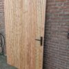 Tuindeur Triple profiel 100 t/m 150cm, hoogte 180cm  "Horizontaal of verticaal"