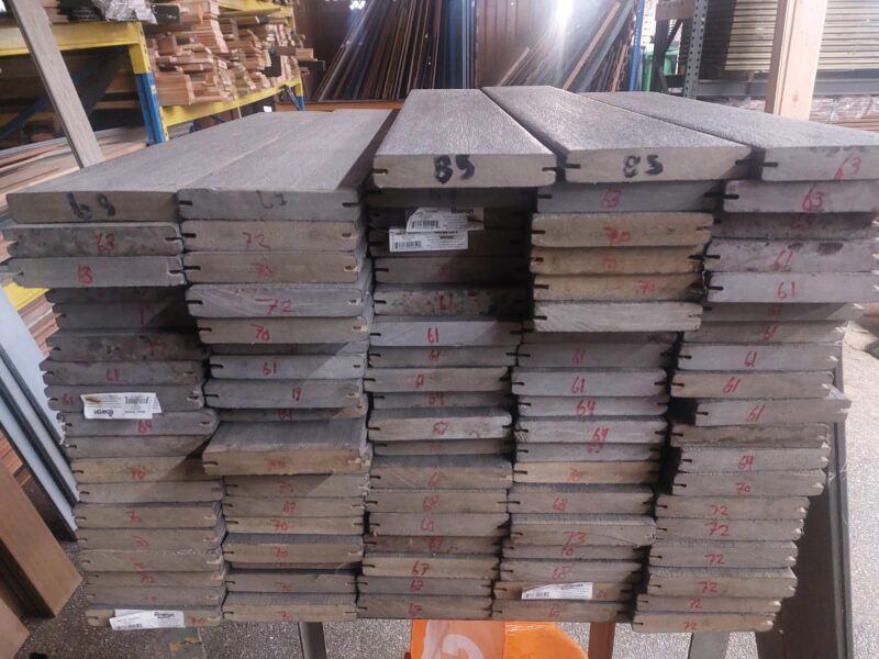 Partij WPC Fiberon massieve vlonderplanken Graphite