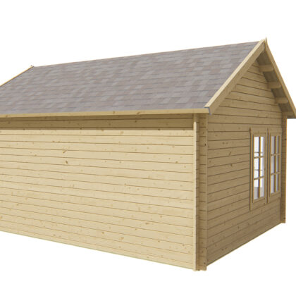 Blokhut - Tuinhuis Clockhouse | 44 mm | vuren Red Class Wood geïmpregneerd