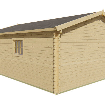 Blokhut - Tuinhuis Emiel | 44 mm | vuren groen geïmpregneerd