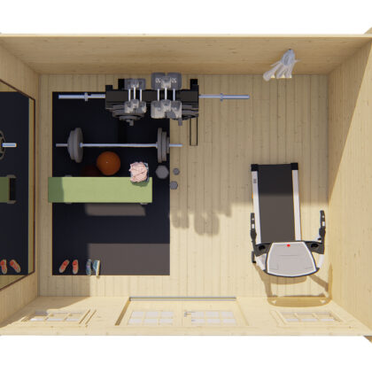 Blokhut - Tuinhuis Jenny | 40 mm | onbehandeld