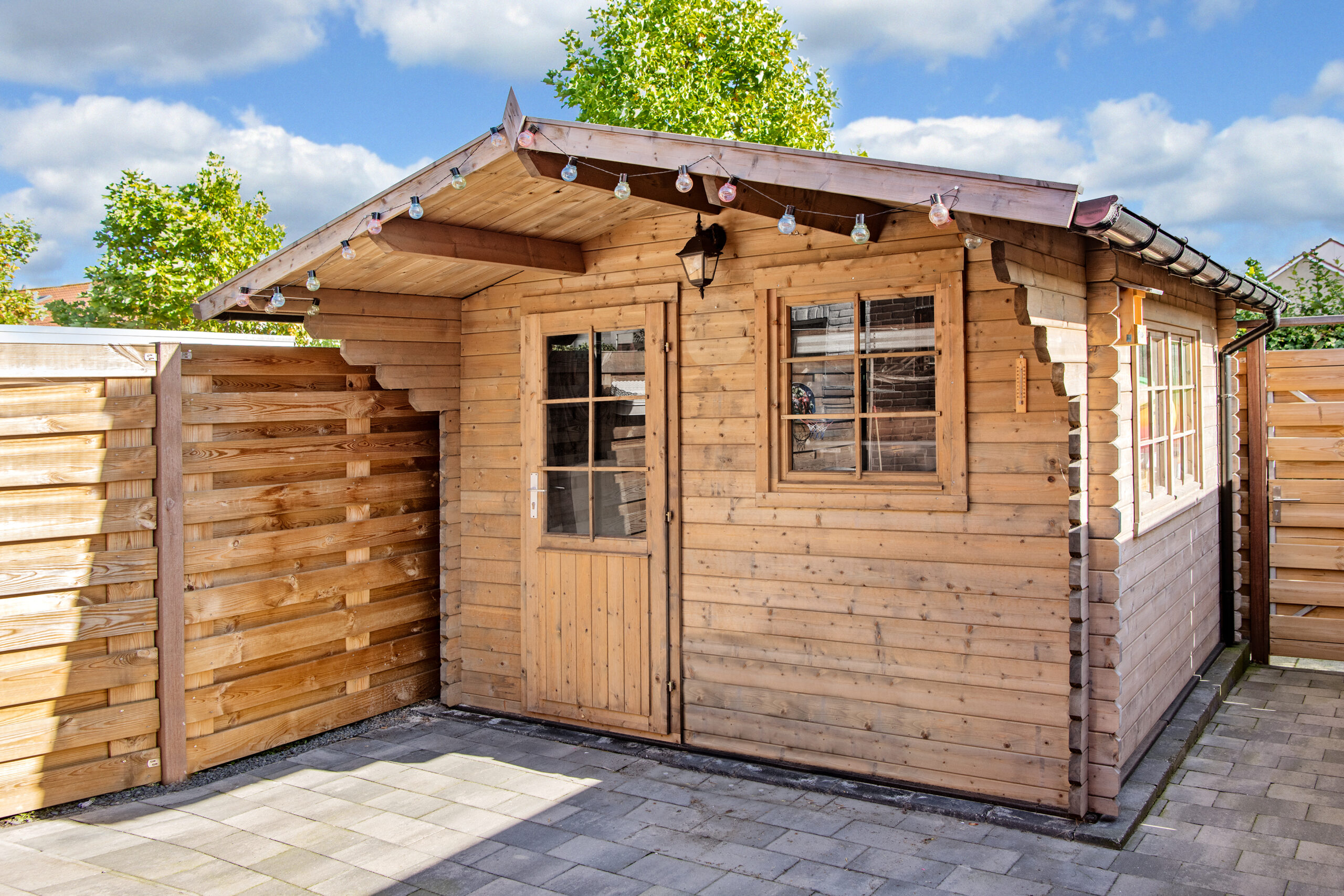 Blokhut - Tuinhuis Riho | 40 mm | vuren groen geïmpregneerd