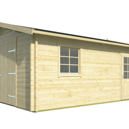 Garage Rydell | 58 mm | vuren Red Class Wood geïmpregneerd