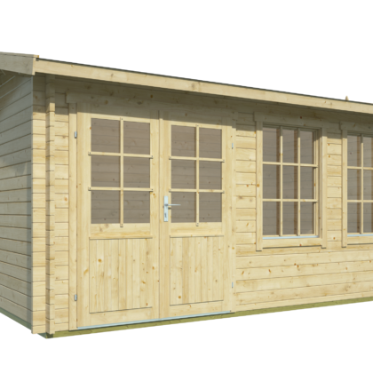 Blokhut - Tuinhuis Shannon | 40 mm | Red Class Wood geïmpregneerd