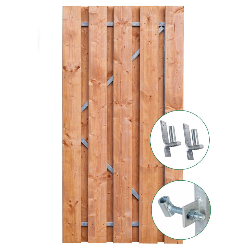 Red Class Wood tuindeur solide 100cm