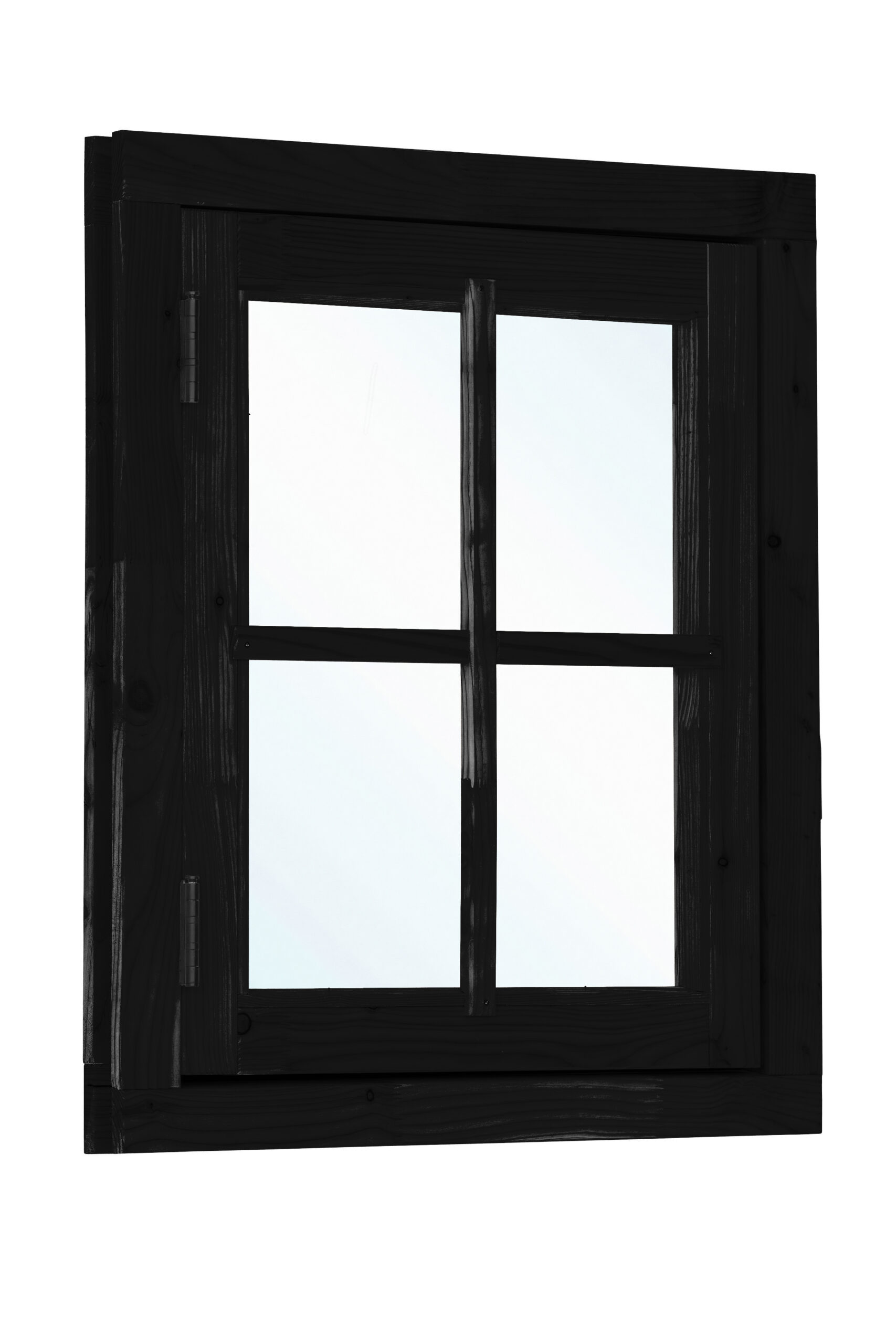 Draairaam enkel deluxe LS zwart douglas 77.6x90.6cm