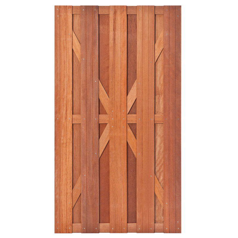 Tuindeur Kampen hardhout 180 x 100 cm