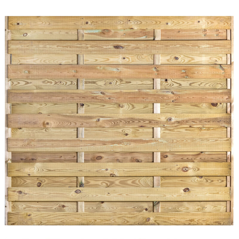 Tuinscherm grenen groen geïmpregneerd, 17-planks Liège 199 x 180 cm
