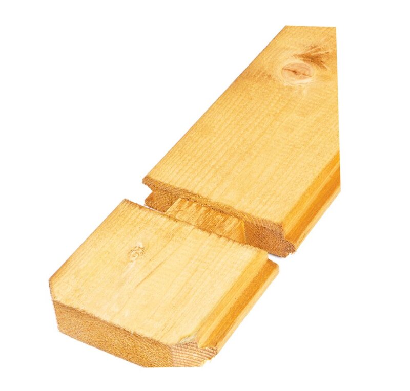 Extra wandlaag Perlund | 28 mm | honinggeel geïmpregneerd