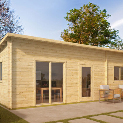 Blokhut - Tuinhuis Las Palmas | 44 mm | Red Class Wood geïmpregneerd