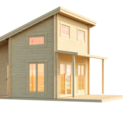 Sauna huis Kokkola | 70 mm | onbehandeld