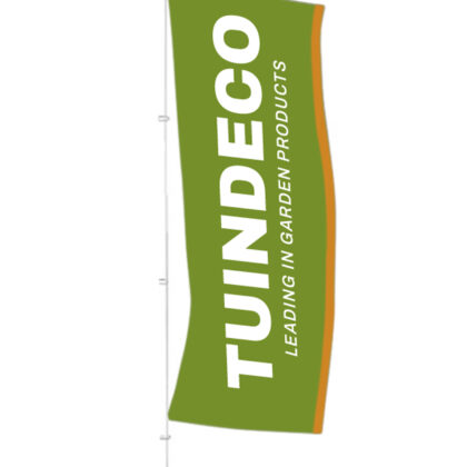 Tuindeco banier, zonder tunnel (groot)
