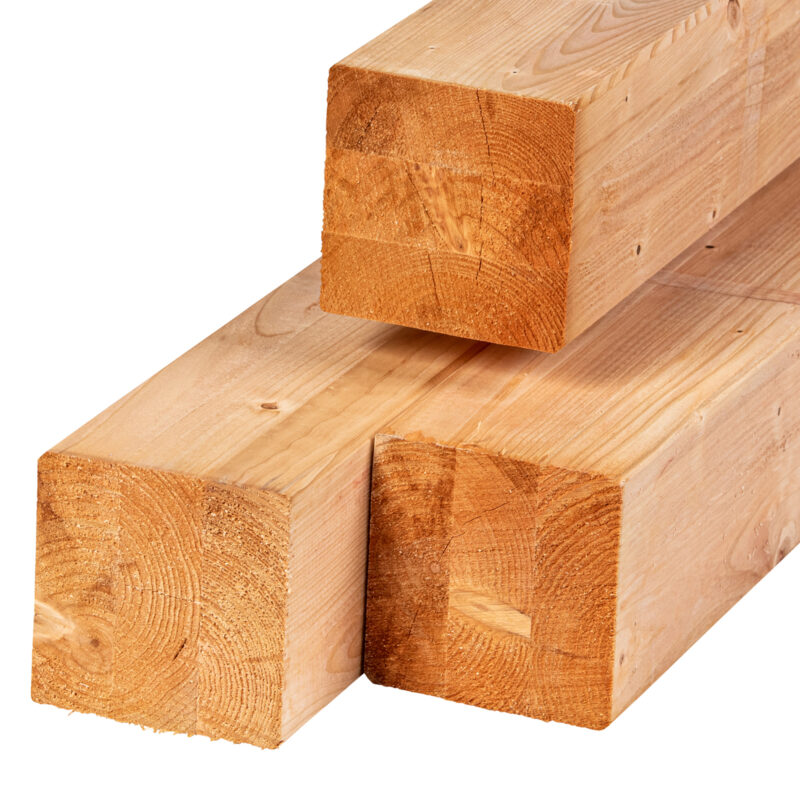 Red Class Wood pergolapaal gedroogd, multi-gelamineerd, geschaafd 4rh 12,0 x 12,0 x 250 cm