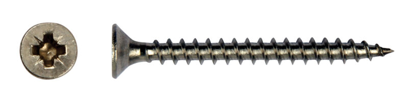 Spaanplaatschroef rvs pzd 5,0 x 70 mm