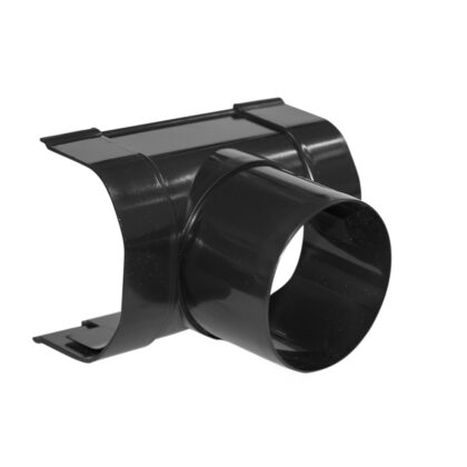 Kunststof minigoot Gootuitloop 65>60 mm zwart