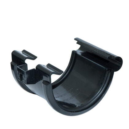 Kunststof mastgoot Gootverbindingsstuk 100 mm zwart