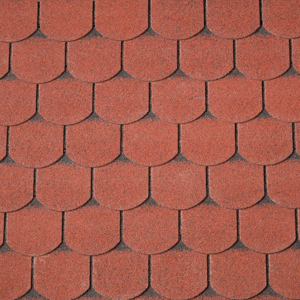 Gartenpirat bitumen shingles beaver tail red 2m² shingles for gazebo, tool shed, pavilion and carport