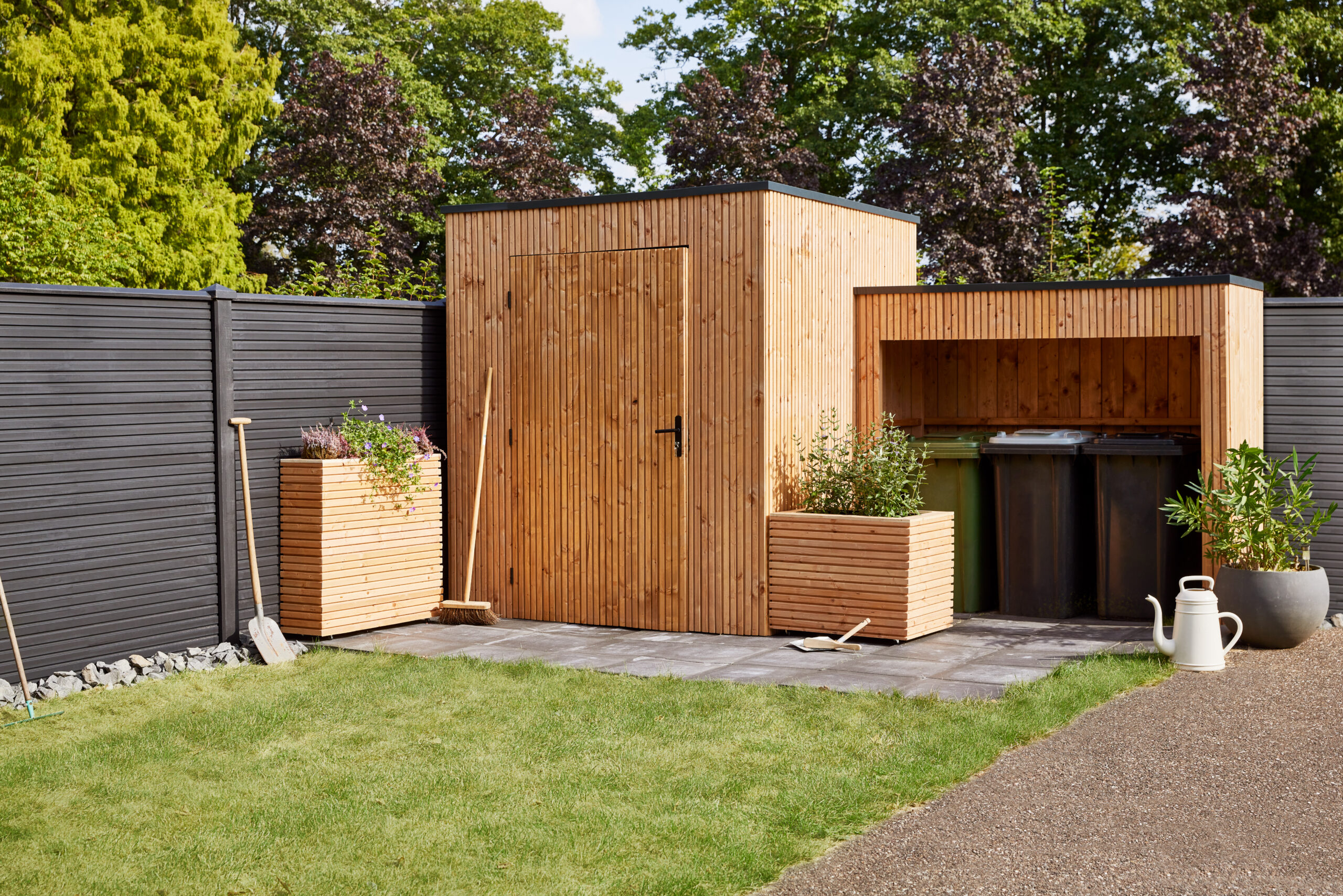 Red Class Wood tuinberging Durbin 300 x 300 cm