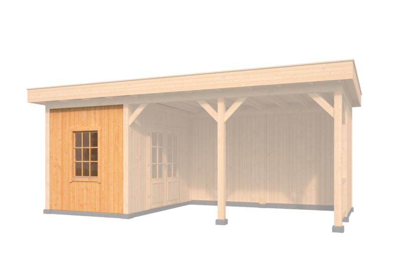 Voor- / achterwandmodule type P Douglas Gedroogd 198 x 230 cm