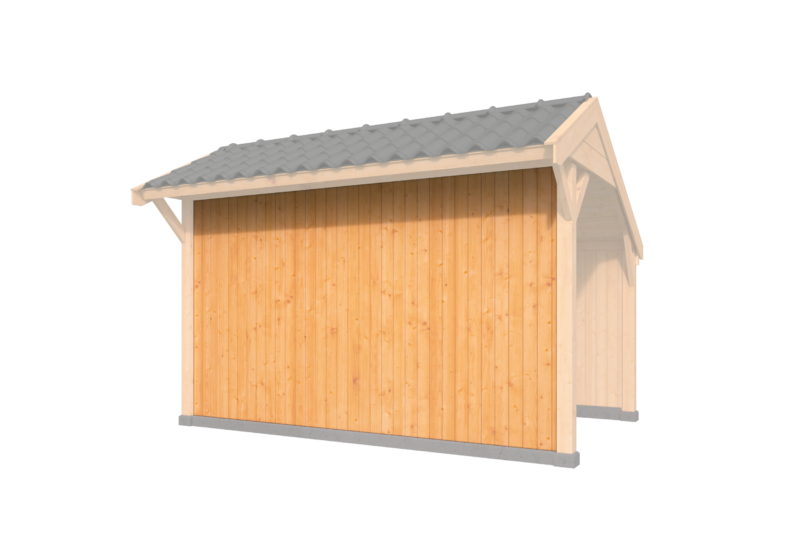 Verticale Wand Wisselsponning Type E Red Class Wood 400 x 224 cm