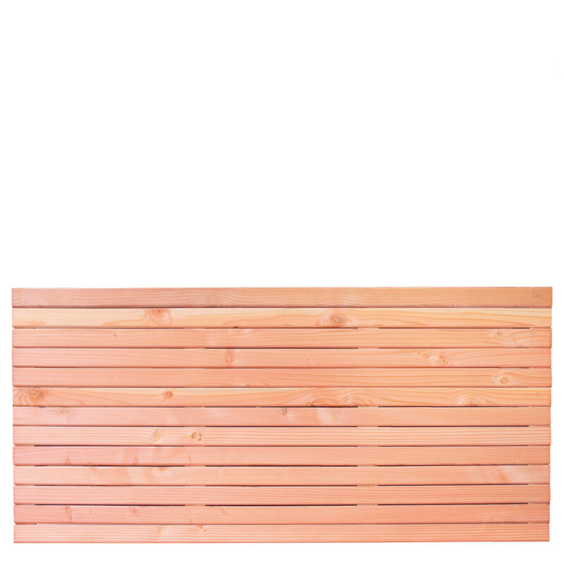 Tuinscherm Douglas geschaafd (Rhombusprofiel) Klagenfurt H90 x B180 cm (breed)