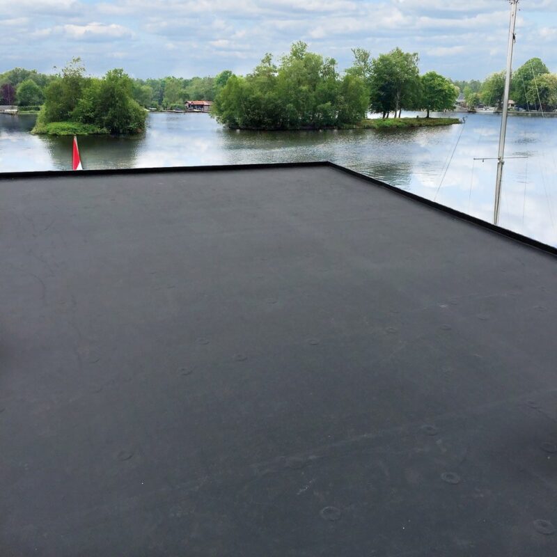 Set 35 - EPDM dakbedekking 1320 x 450 cm incl. Contactlijm (1-zijdige verlijming)