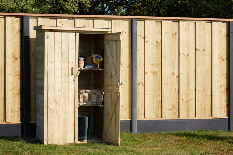 Berton©-E-sleufpaal Vecht antraciet gecoat 10 x 10 x 284 cm tussenmodel