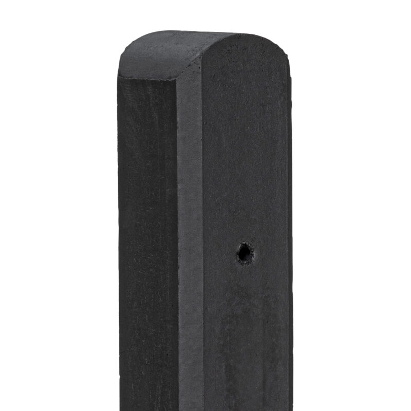 Berton©-paal Waal antraciet gecoat diamantkop 10 x 10 x 280 cm tussenmodel