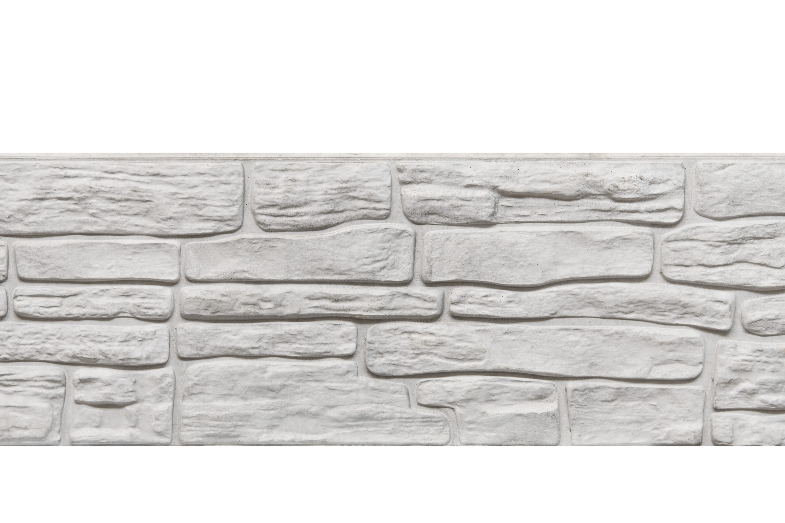 Berton©-motiefplaat wit/grijs H36 x D3,5 x L184 cm nostalgiemotief enkelzijdig