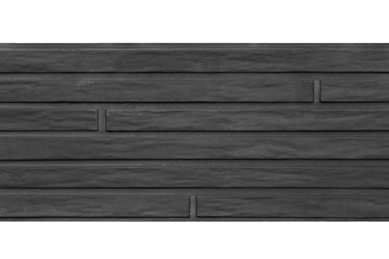 Berton©-motiefplaat antraciet gecoat H36 x D3,5 x L184 cm Lungo