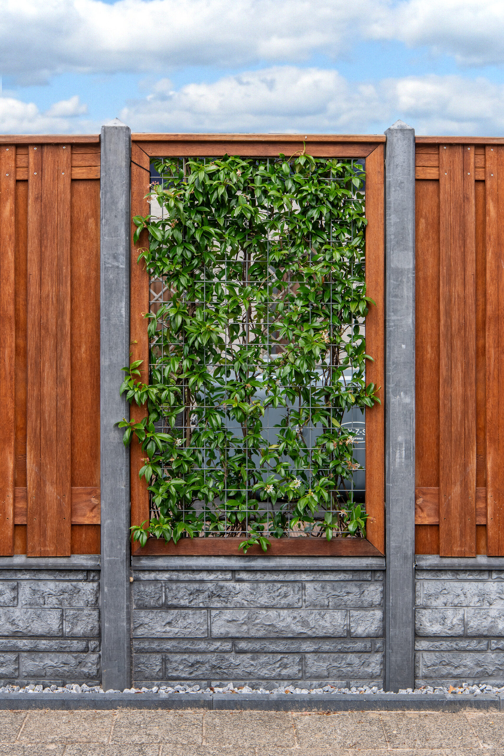 Berton©-motiefplaat smal antraciet H26 x D3,5 x L184 cm romeinsmotief