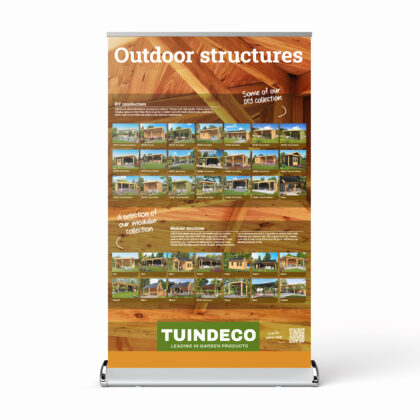 Roll-up banner Overkappingen (Engelstalig)