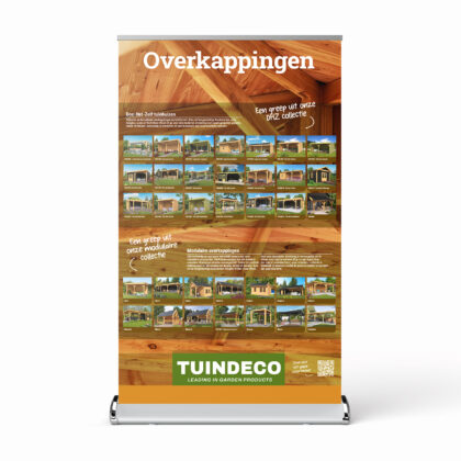Roll-up banner Overkappingen (Nederlandstalig)