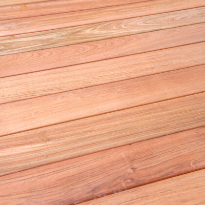 Tatajuba hardhout vlonderplank 2,1 x 14,5 x 185 cm kunstmatig gedroogd, geschaafd, FAS