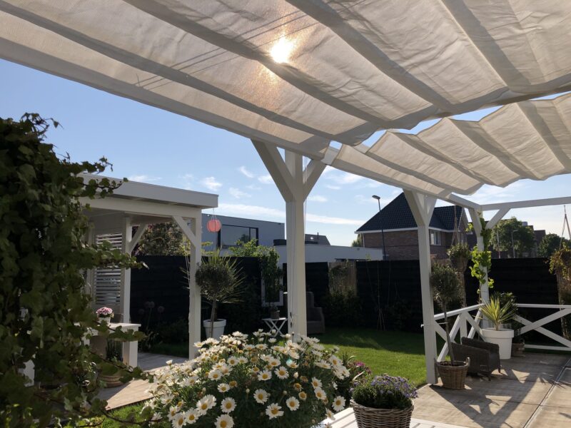 Harmonicadoek 290 x 400 cm wit