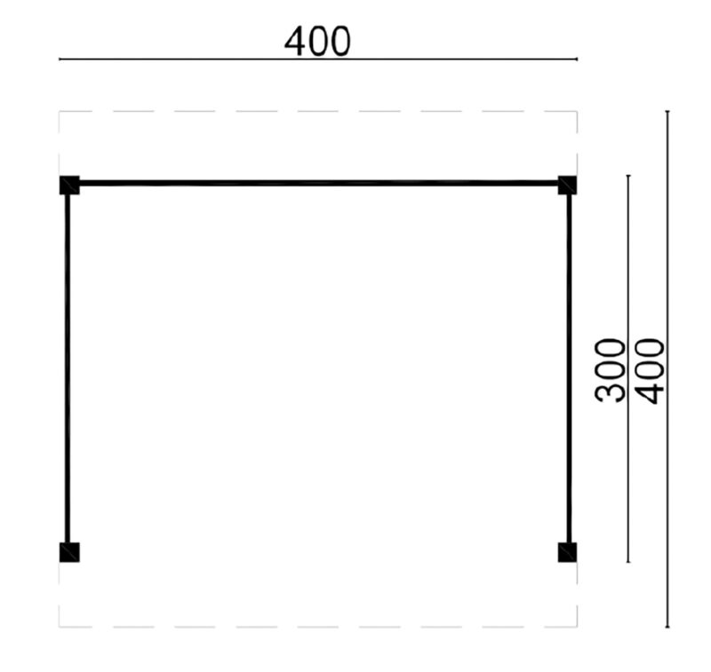 DHZ Plat dak Ommen Douglas 300 x 400 cm