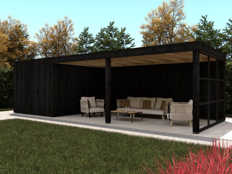 Kube line, basis + uitbreidingsset en steellook wand