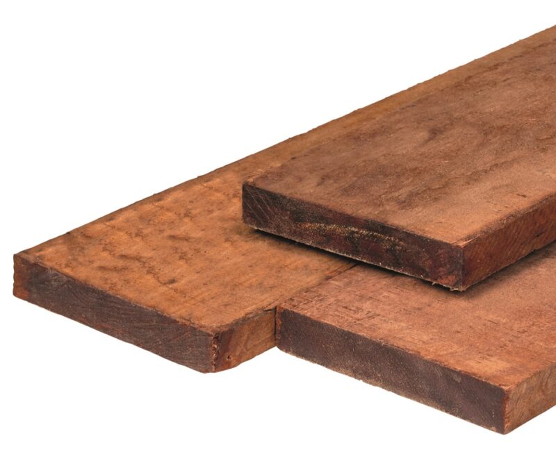 Angelim vermelho hardhout schothout 2,0 x 15,0 x 300 cm fijn bezaagd