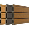 WPC dubbele tuindeur met aluminium omlijsting model Fiberdeck TRIPLE "Maatwerk" Breedte vanaf 200cm tot maar liefst 360cm