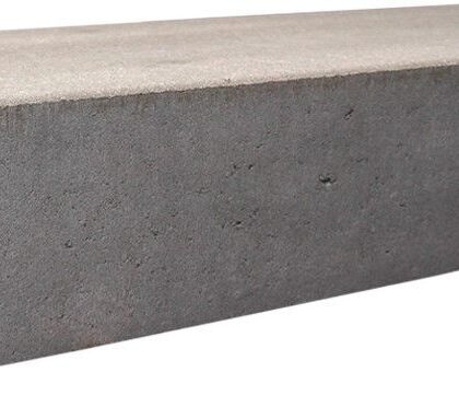 Traptrede massief 18x40x100cm Grijs