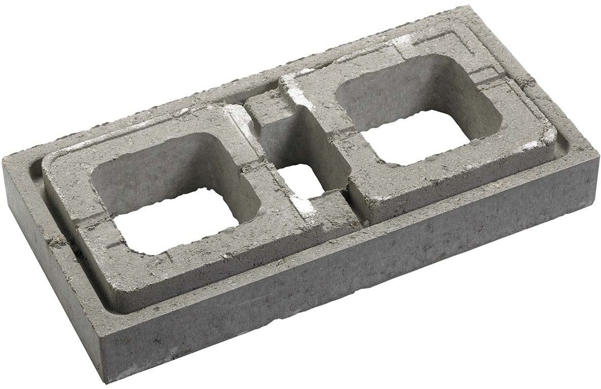 Globe muurelement L 60x30x9cm Grijs