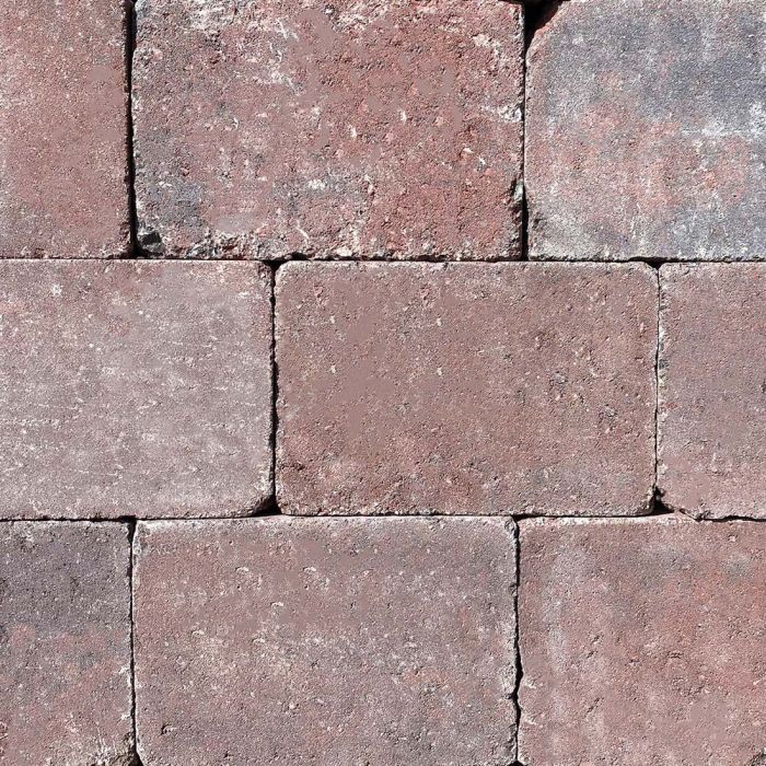 Pebblestones Plus 20x30x6cm Rood/Bruin.