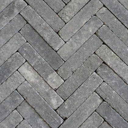 Retrostones Plus 5x20x6cm Grijs/Zwart.