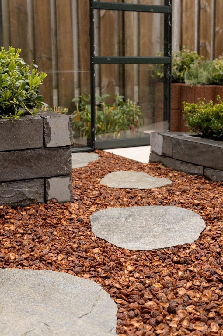 Staptegels Flagstone XXL Kwartsiet Grey.