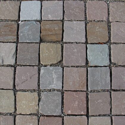 TB Greskei 14x14x5-7cm Tavel Beige/Bruin/Grijs.