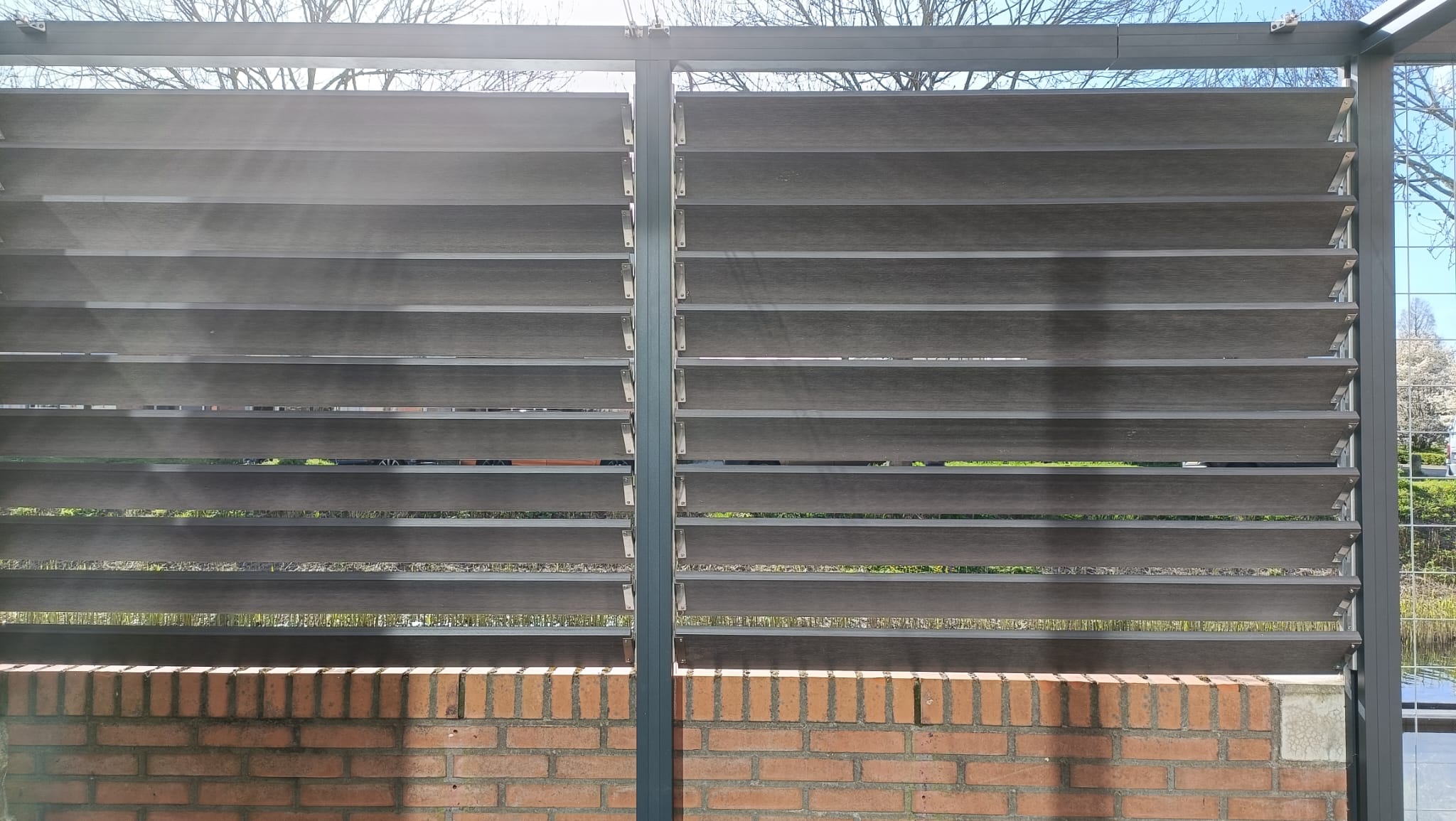 Set van 2 stuks(L+R) Flex Fence verkrijgbaar in 4 afmetingen en in RVS of Zwart