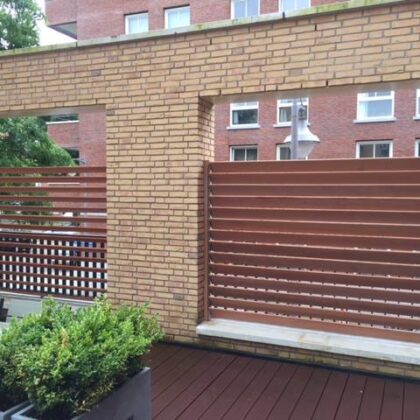 Set van 2 stuks(L+R) Flex Fence verkrijgbaar in 4 afmetingen en in RVS of Zwart