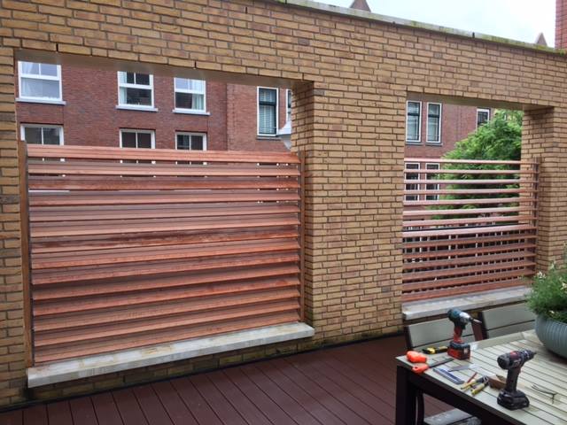 Set van 2 stuks(L+R) Flex Fence verkrijgbaar in 4 afmetingen en in RVS of Zwart